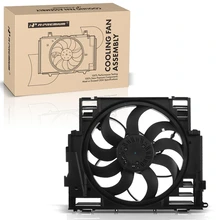 Radiator Cooling Fan Assembly with Motor for 2012-2016 BMW 528i xDrive