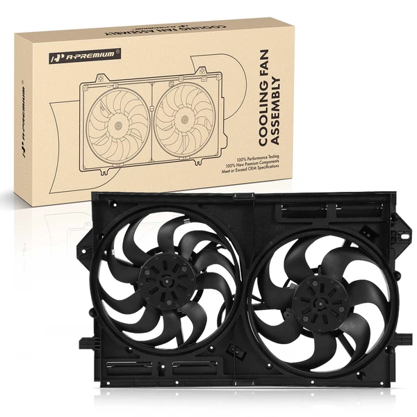 Radiator Cooling Fan Assembly with shroud & brushless motor for Buick Envision 16-20 2.0L