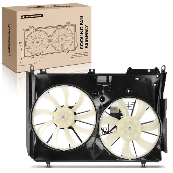 Dual Radiator Fan Assembly with Control Module for Subaru Ascent 2019-2023 H4 2.4L