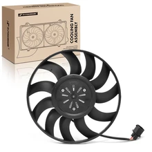 Left Engine Radiator Cooling Fan Assembly with Brushless Motor