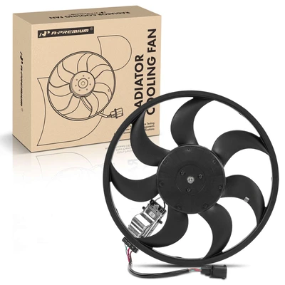 Passenger Radiator Cooling Fan Assembly with Control Unit