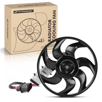 Driver Radiator Cooling Fan Assembly with Control Unit
