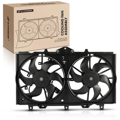 Dual Radiator Fan Assembly With Shroud