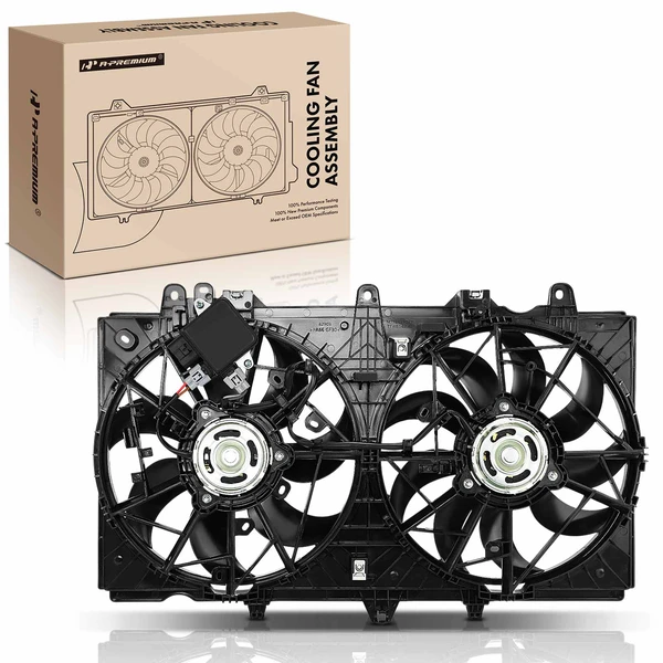 A-Premium APTF0818 Radiator & Condenser Fan Assembly