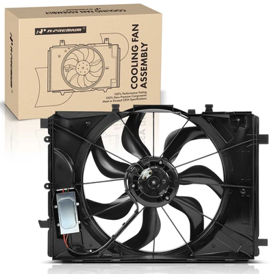Single Radiator Cooling Fan Assembly with Control Module