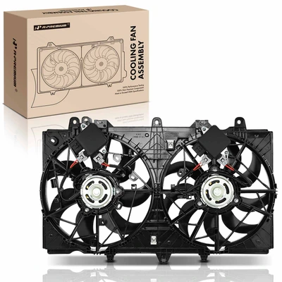 Dual Radiator & Condenser Fan Assembly with 2 Control Module