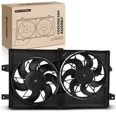 Dual Radiator Cooling Fan Assembly with Shroud