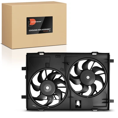 Dual Radiator Cooling Fan Assembly with Shroud