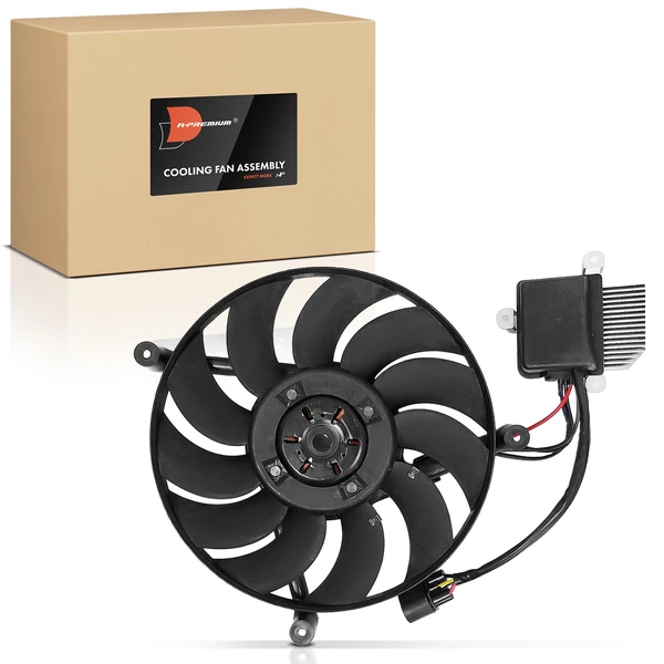 Single Driver Radiator Cooling Fan Assembly with Brushless Motor for VW Phaeton 2004-2006