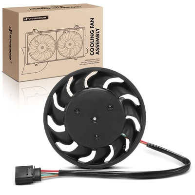 Rear Left Engine Radiator Cooling Fan Assembly