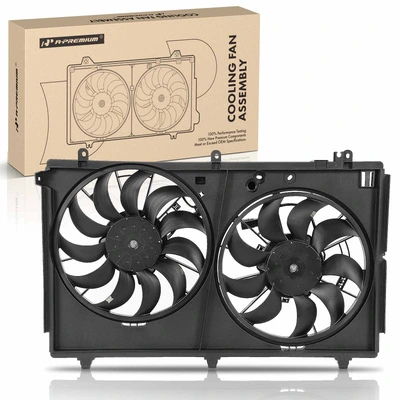 Engine Radiator Cooling Fan Assembly with Shroud