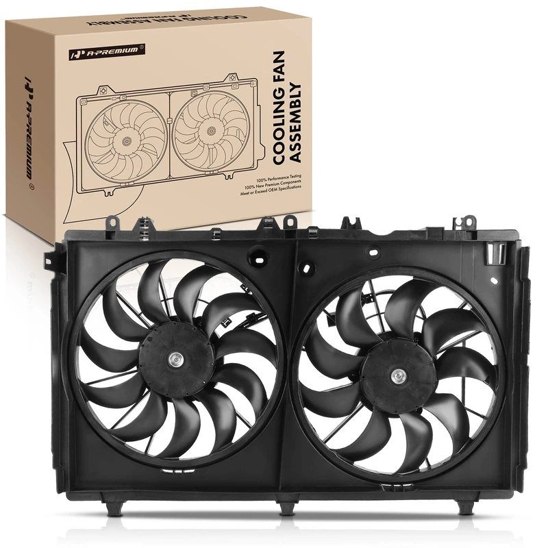 Dual Radiator Fan with Shroud Assembly for Mitsubishi Eclipse Cross 2018-2020