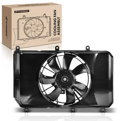 Single Radiator & Condenser Cooling Fan Assembly with Brushless Motor