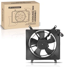 Engine Radiator Cooling Fan Assembly with Shroud for 2002-2007 Suzuki Aerio