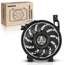 Single AC Condenser Cooling Fan with Shroud Assembly