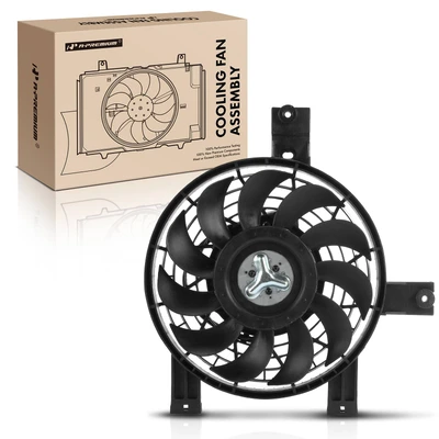 Single AC Condenser Cooling Fan with Shroud Assembly