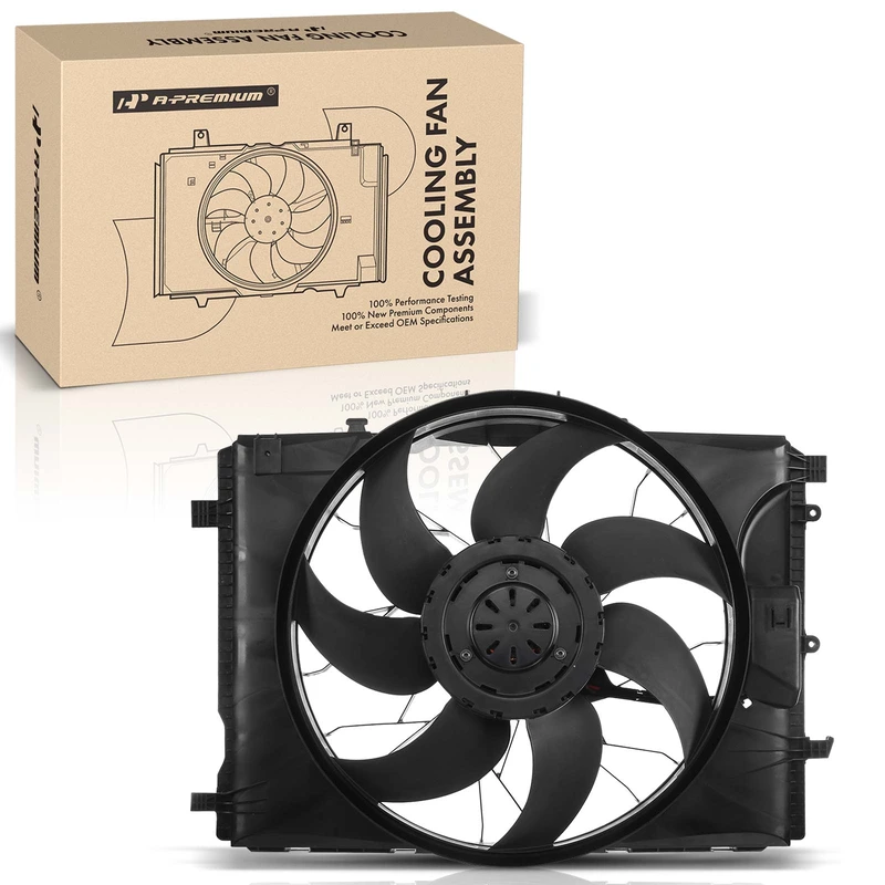 Radiator Cooling Fan for Mercedes-Benz W212 W204 C350 E350 SL400