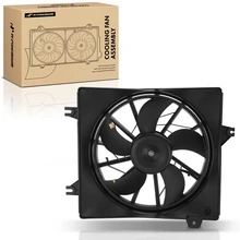 Radiator Cooling Fan Assembly with Shroud for 1997-2001 Hyundai Tiburon