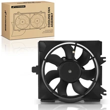 Radiator Cooling Fan Assembly with Shroud for 1995-1999 Dodge Neon