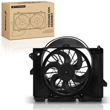 AC Condenser Fan Assembly with Shroud for 1995-1997 Ford Crown Victoria