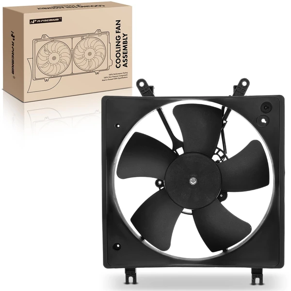 Radiator Cooling Fan Assembly with Brushed Motor for Chrysler Sebring Dodge Avenger