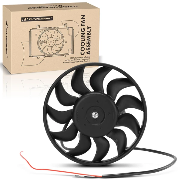 Passenger Engine Cooling Fan Assembly for Audi A6 100 Quattro 90 Quattro A6 Quattro 90 100