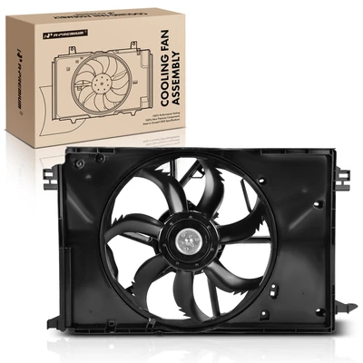 Single Radiator Cooling Fan Assembly with Brushless Motor