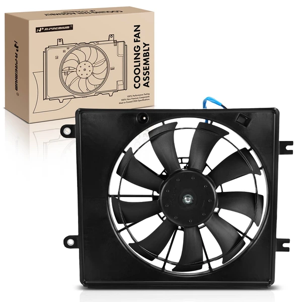 Single AC Condenser Fan Assembly for 2022 Honda Civic