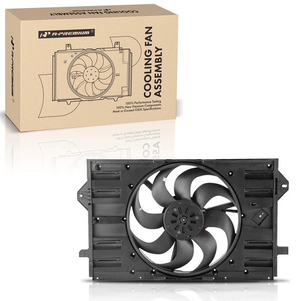 Engine Radiator Cooling Fan Assembly with Shroud for 2017-2020 Buick Envision