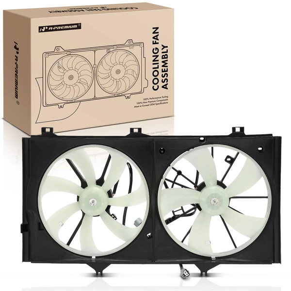 Dual Radiator Cooling Fan Assembly for Toyota Avalon 2005-2012 Camry 2007-2011