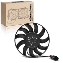 Single Engine Radiator Cooling Fan with Brushless Motor Assembly