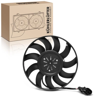 Single Engine Radiator Cooling Fan with Brushless Motor Assembly