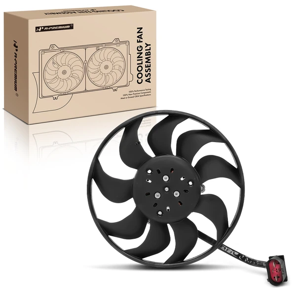 Engine Radiator Cooling Fan Assembly with Brushless Motor for Porsche 911 12-16