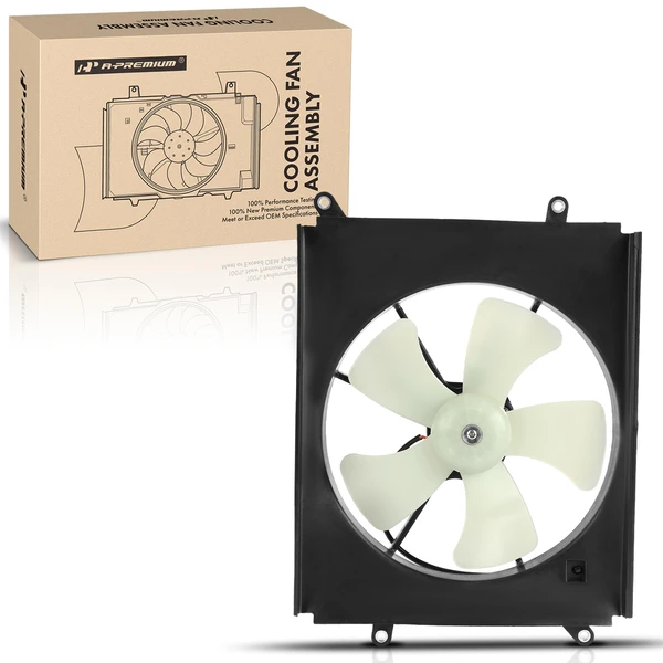 Single Engine Cooling Fan Assembly for Toyota Camry 1992-1996 L4 2.2L