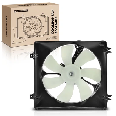 Single Passenger Radiator Fan Assembly with Shroud