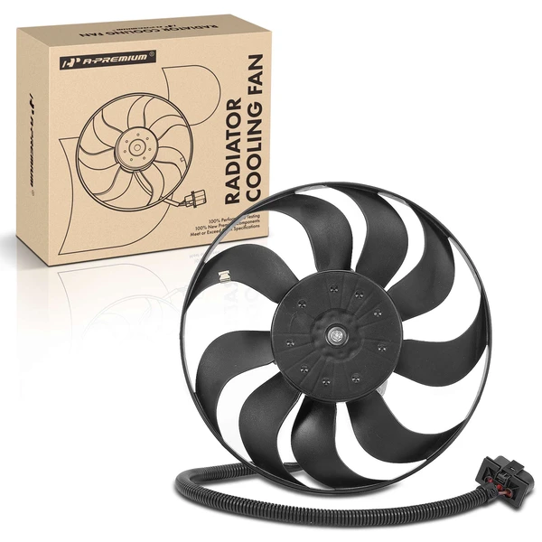 Engine Radiator Cooling Fan Assembly for 2004-2006 Audi TT Quattro