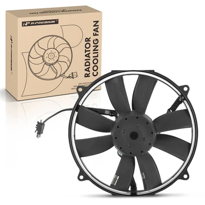 Left Engine Radiator Cooling Fan Assembly