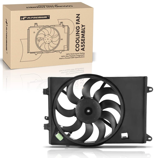 Engine Radiator Cooling Fan Assembly with Shroud for 2012-2018 Chevrolet Sonic
