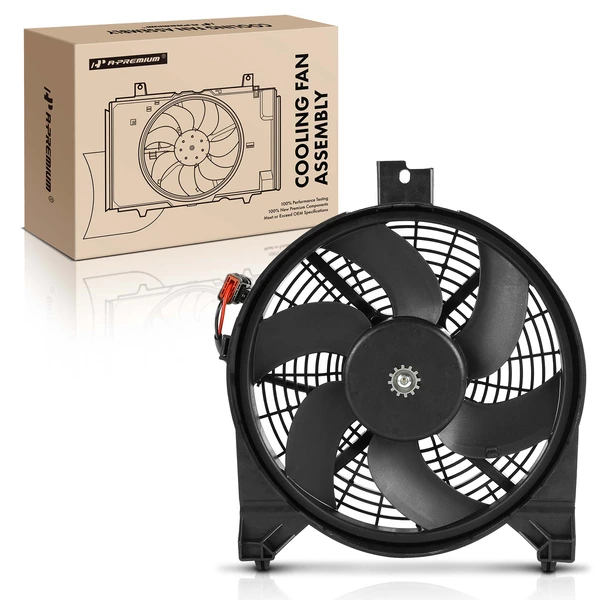 Single AC Condenser Cooling Fan Assembly for 2004-2006 INFINITI QX56