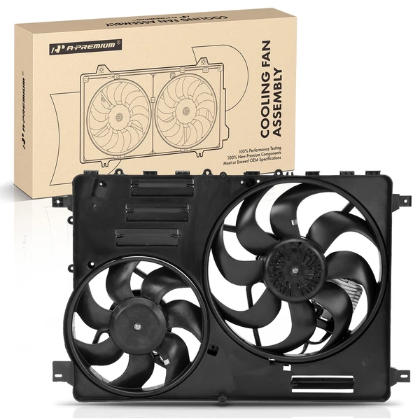 Radiator Cooling Fan Assembly with with controller for 2011-2016 Volvo S60