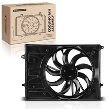Single Radiator Cooling Fan Assembly with Brushless Motor