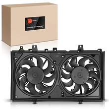 Dual Radiator Cooling Fan Assembly with Brushless Motor for 2014-2020 Nissan Rogue