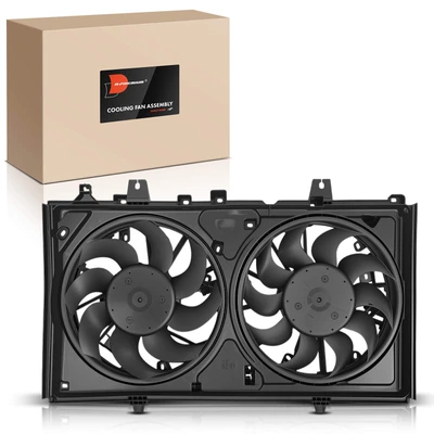 Dual Radiator Cooling Fan Assembly with Brushless Motor