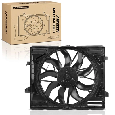 Single Radiator Fan Assembly with Brushless Motor