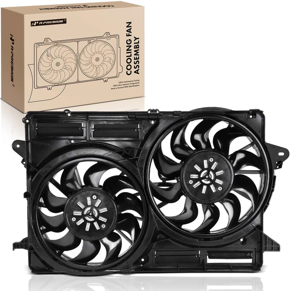 Dual Radiator Fan Assembly with Brushless Motor for Buick Lacrosse 2017 2019