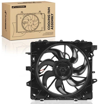 Single Radiator Fan Assembly with Brushless Motor