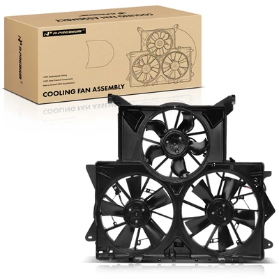 Triple Radiator Cooling Fan Assembly with Brushless Motor