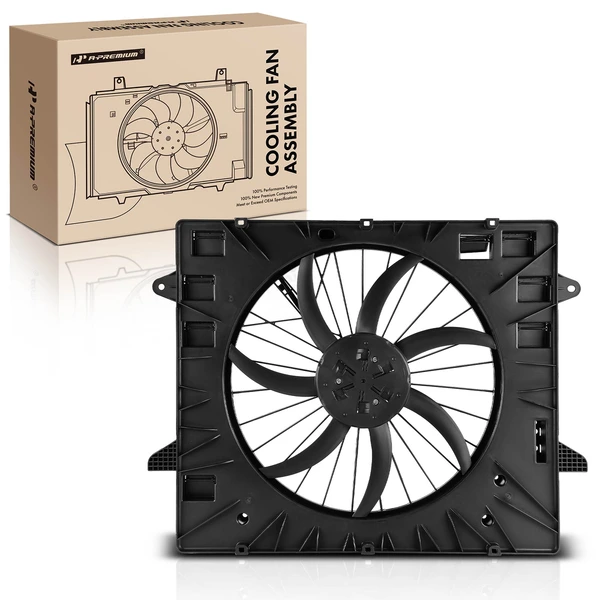 Single Engine Radiator Cooling Fan Assembly with Brushless Motor for Chevrolet