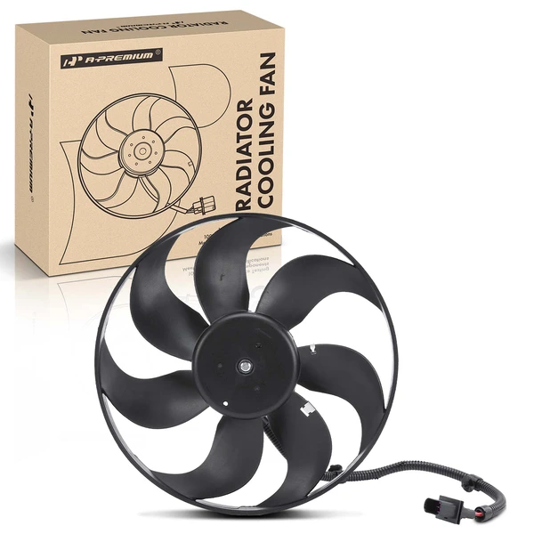 Radiator Cooling Fan Assembly for Audi TT Quattro Volkswagen Golf 99-06 Jetta