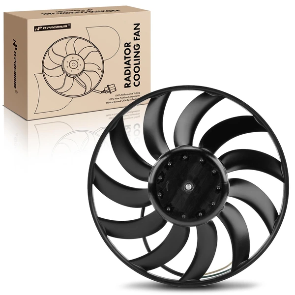 Radiator Cooling Fan Assembly without Frame for 2006-2011 Audi A6